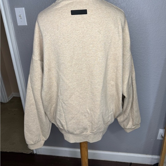 Essentials Beige Crewneck Sweater - Picture 3 of 5